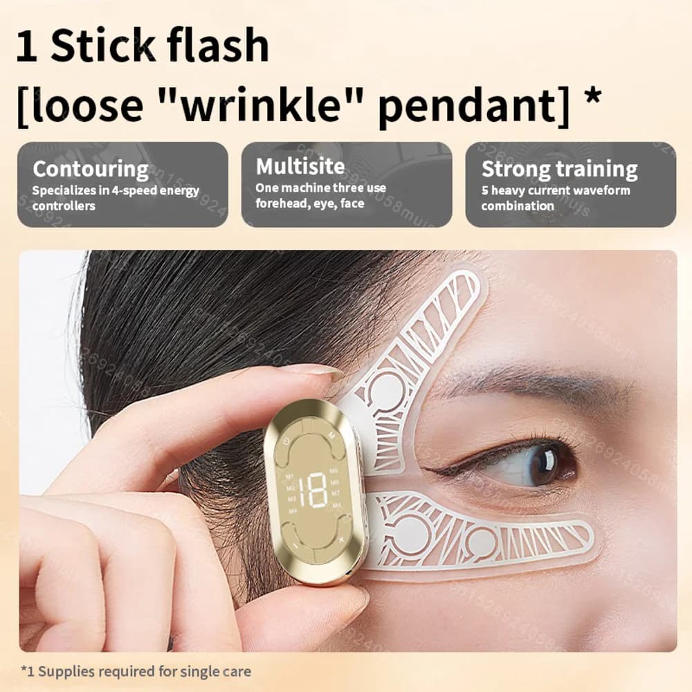 handheld EMS facial eye massager device — image 4