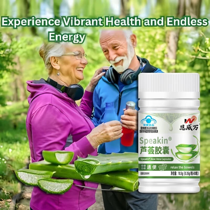 Aloe vera extract capsules in a bottle — image 5