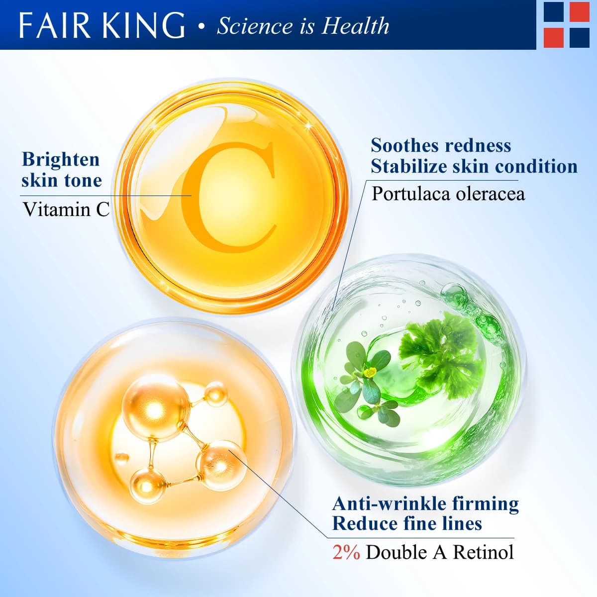 Fairking retinol anti-aging face cream tube — image 5
