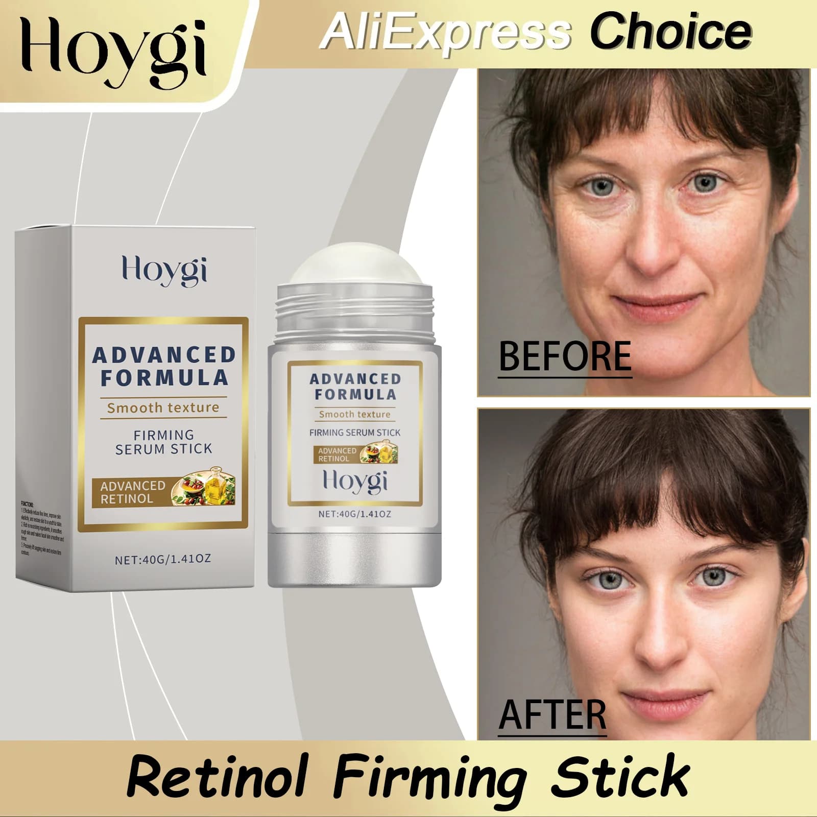 Hoygi retinol firming stick with hyaluronic acid — image 1