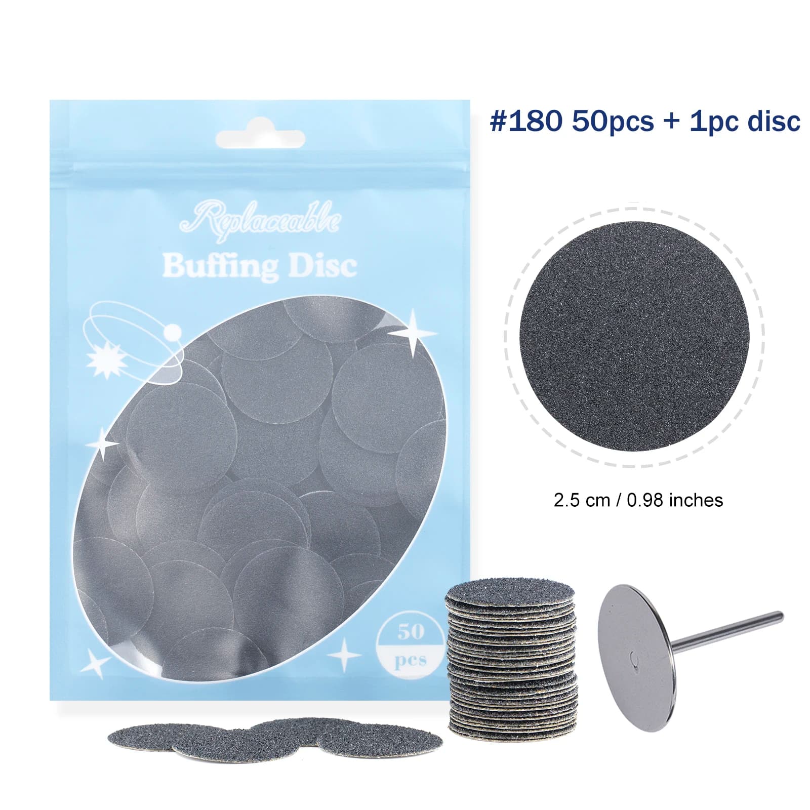 Foot callus remover disc with replaceable sandpaper — image 7