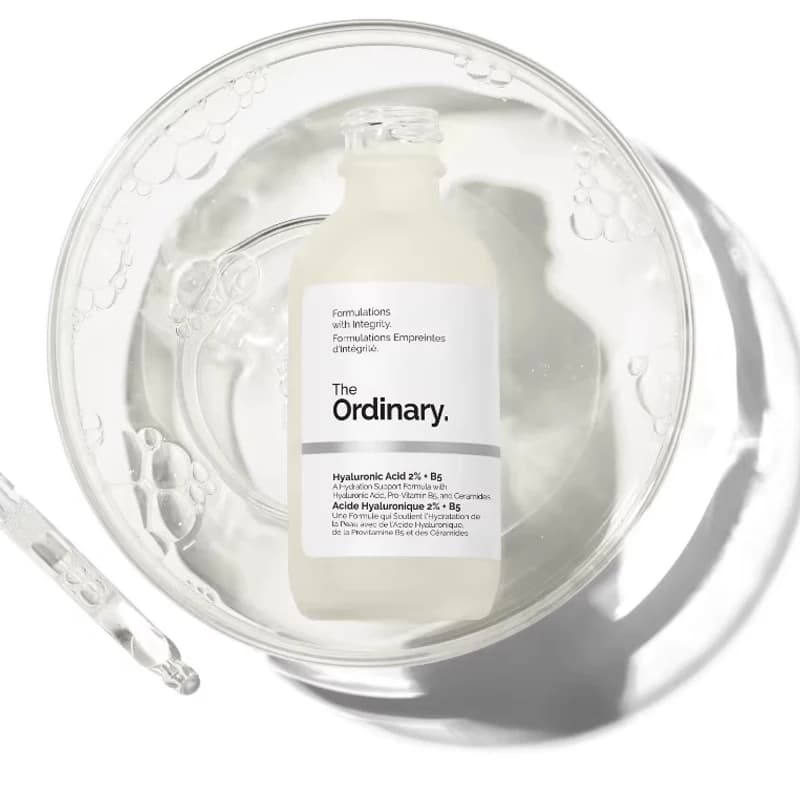 hydrating serum bottle with hyaluronic acid and ceramides — image 2