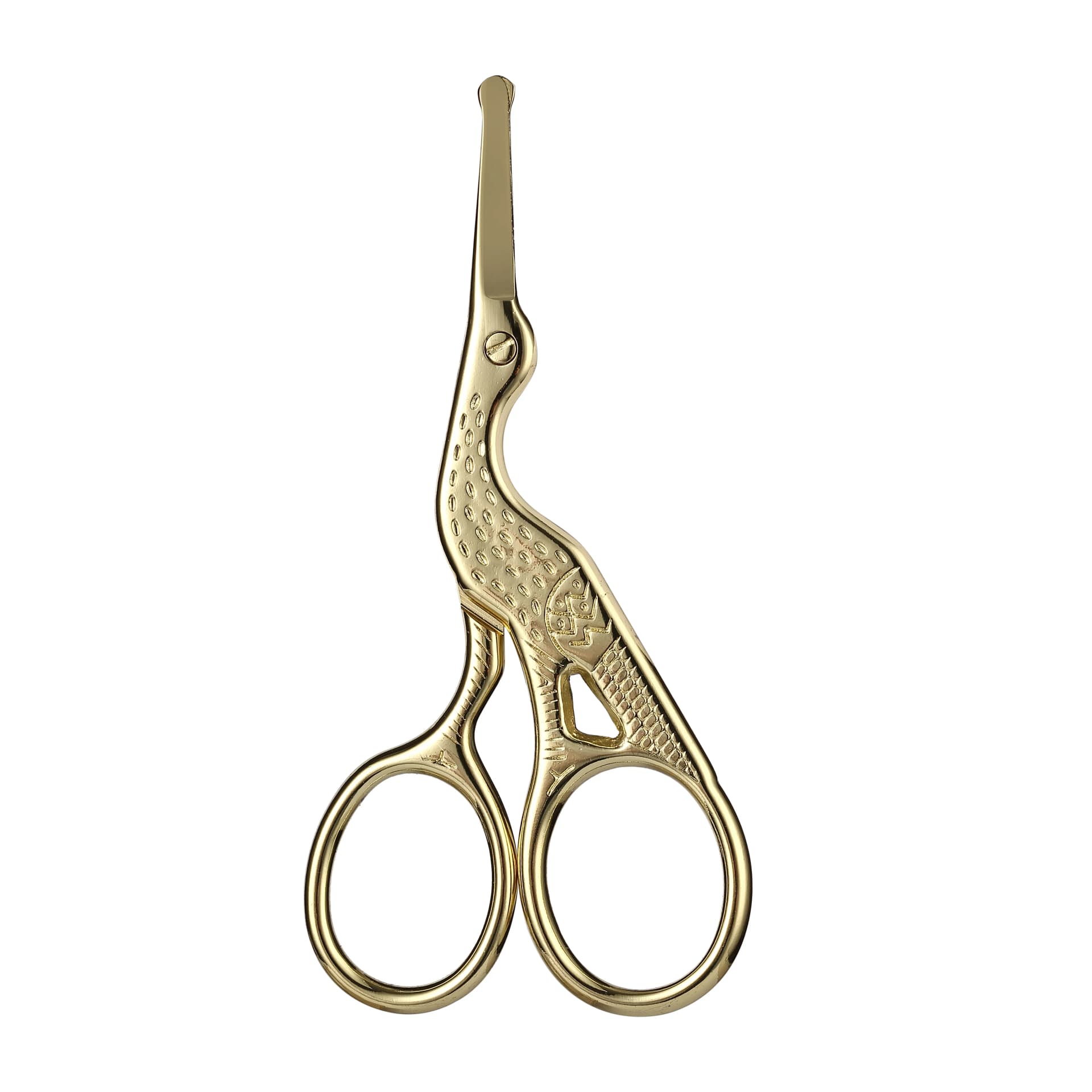 stainless steel round-head nose hair scissors — image 8