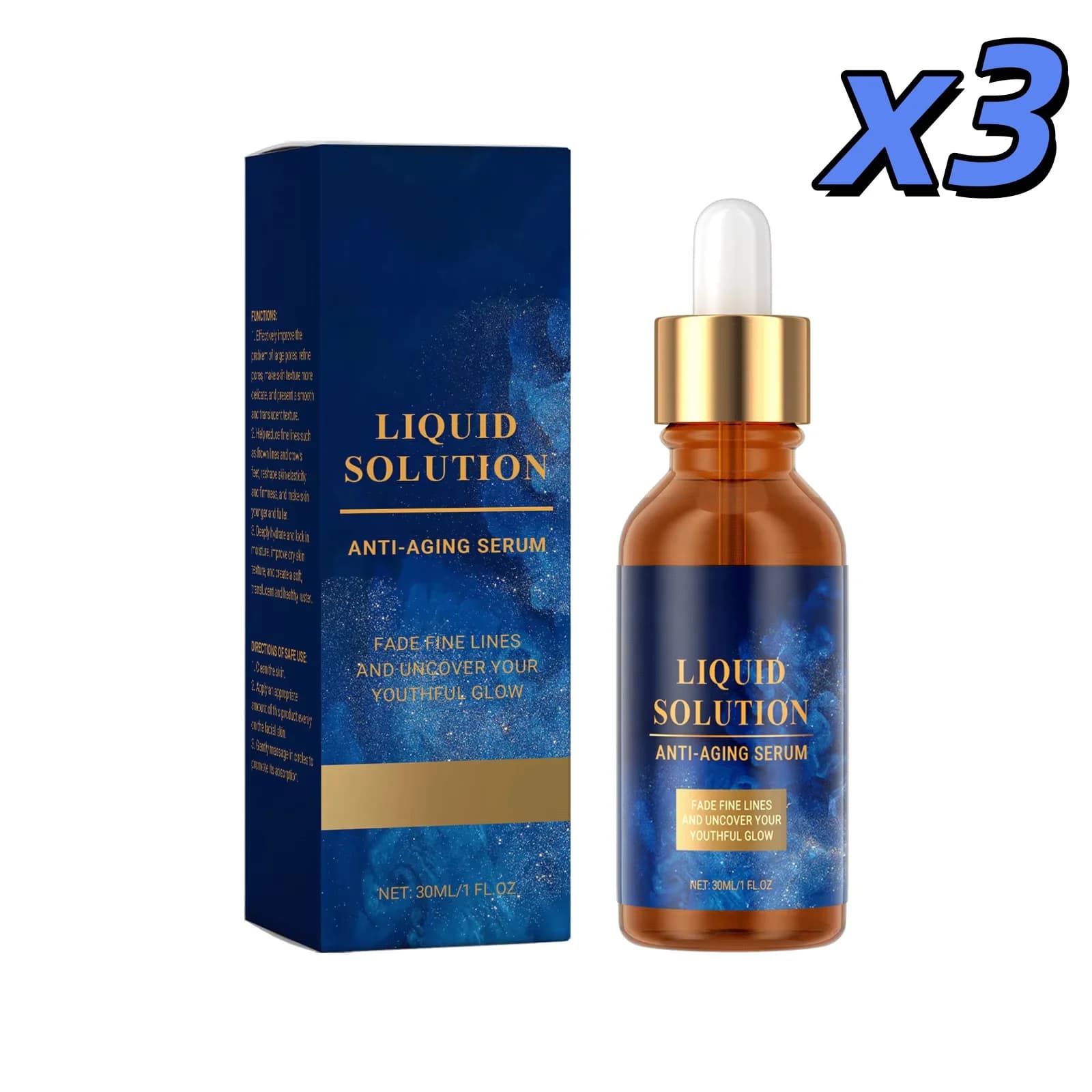 anti-aging serum bottle — image 7
