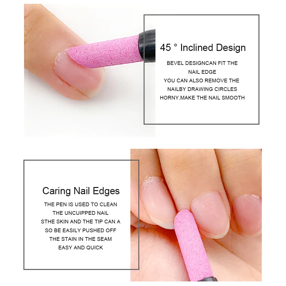 Quartz stone nail file rods for cuticle care — image 3