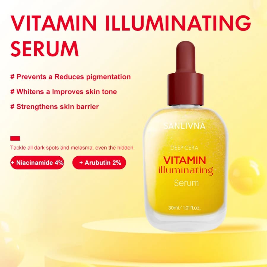 Vitamin C and niacinamide brightening facial serum — image 4