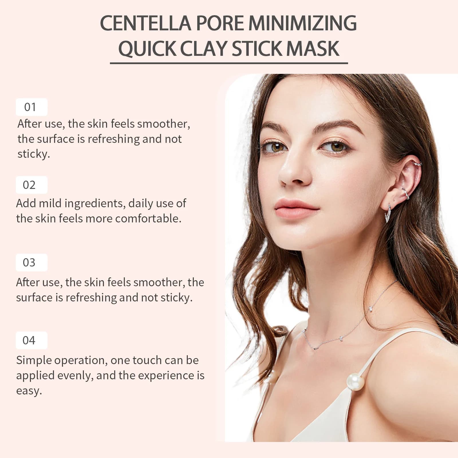 Centella clay stick mask in a compact tube — image 3