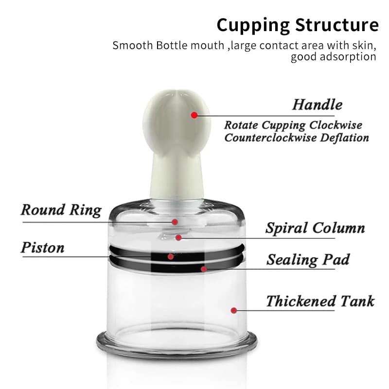 manual vacuum cupping set with suction cups — image 6