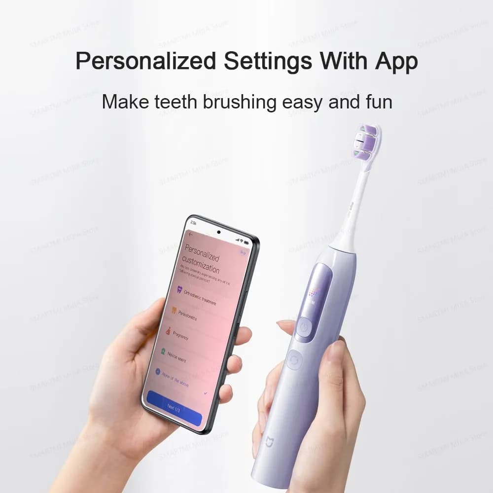 Mijia smart servo‑oscillation electric toothbrush, waterproof — image 3