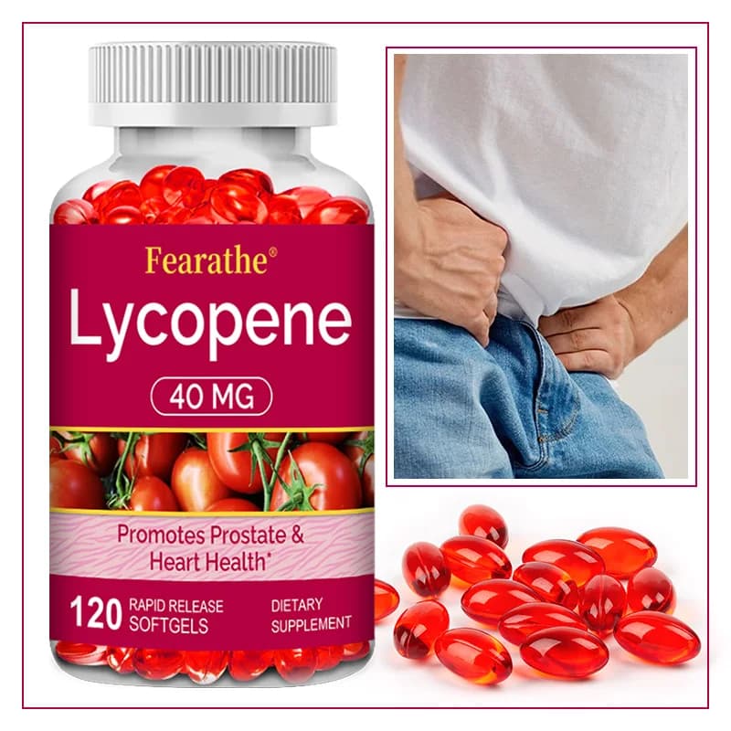 Lycopene 40 mg Softgels – Prostate & Antioxidant Support