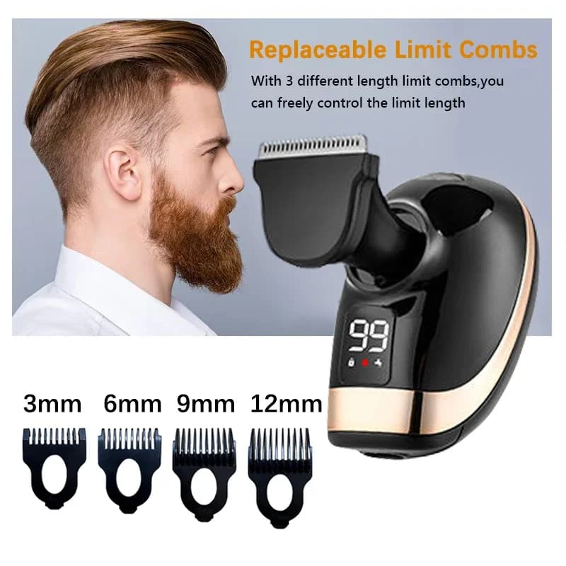 5-in-1 rechargeable electric razor for men — image 4