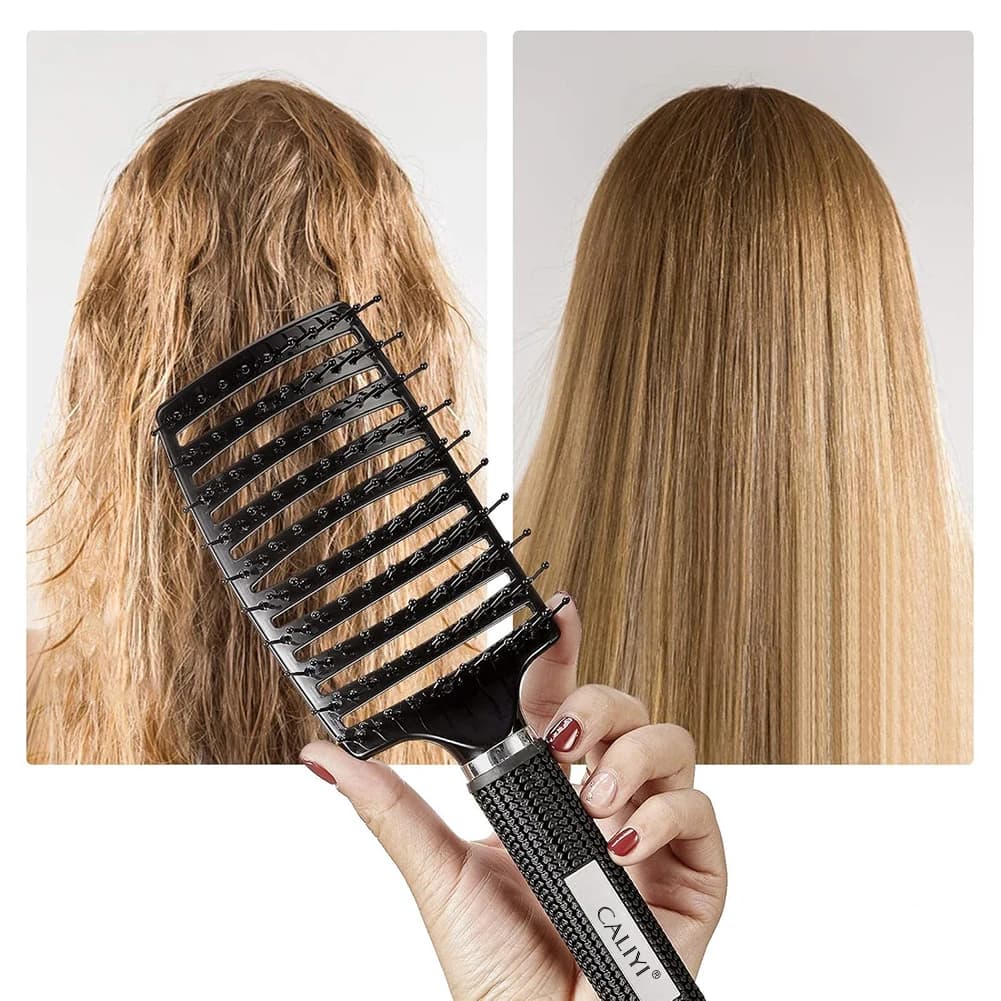 curved vented hair brush for blow drying — image 6