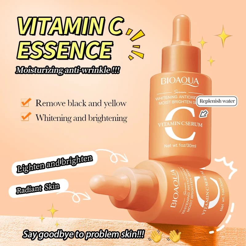 Vitamin C retinol hyaluronic acid serum bottle — image 2