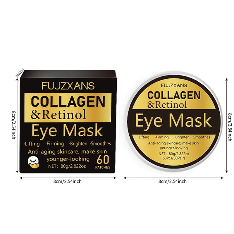 Collagen retinol eye mask sheets in a box — image 6