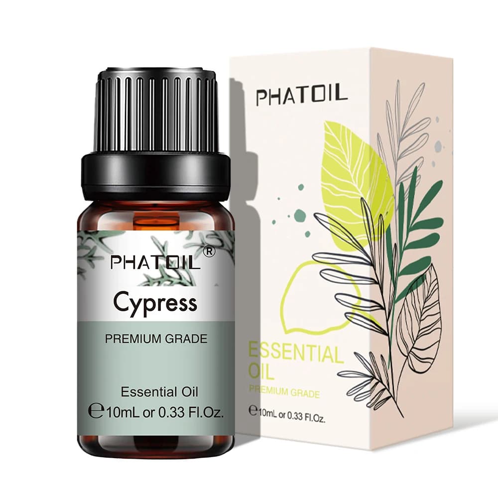 bottle of eucalyptus and lavender essential oil — image 7