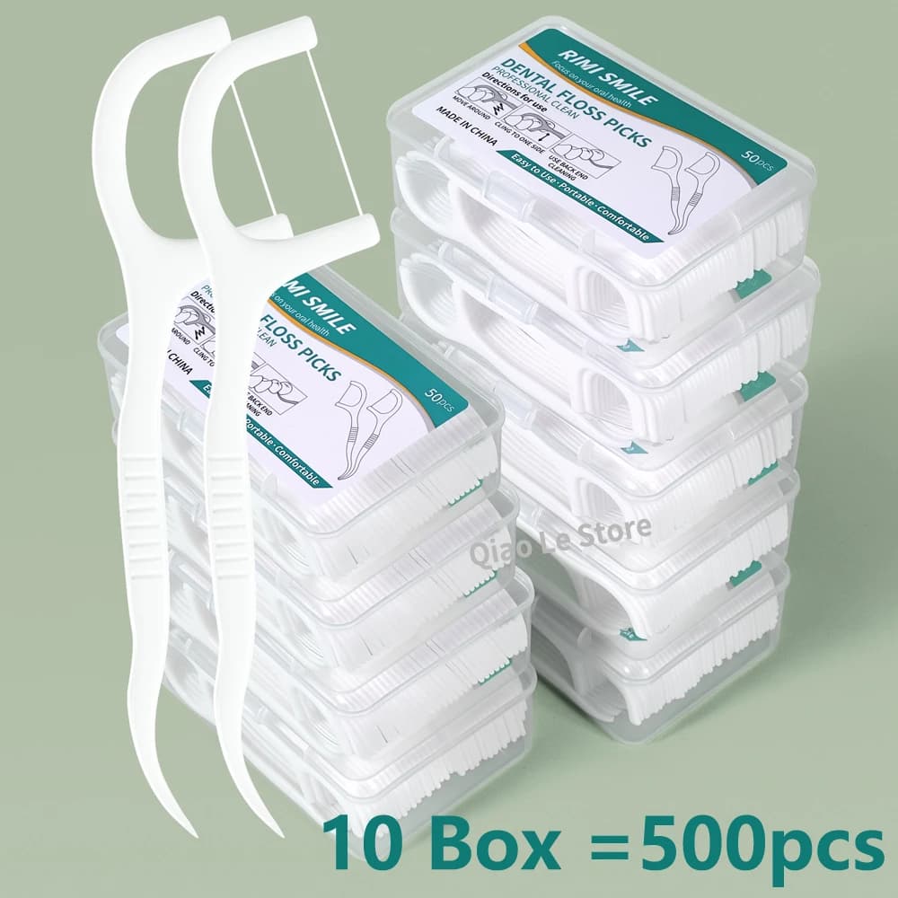Disposable Dental Floss Toothpick – 1, 2, 5 or 10 Pack