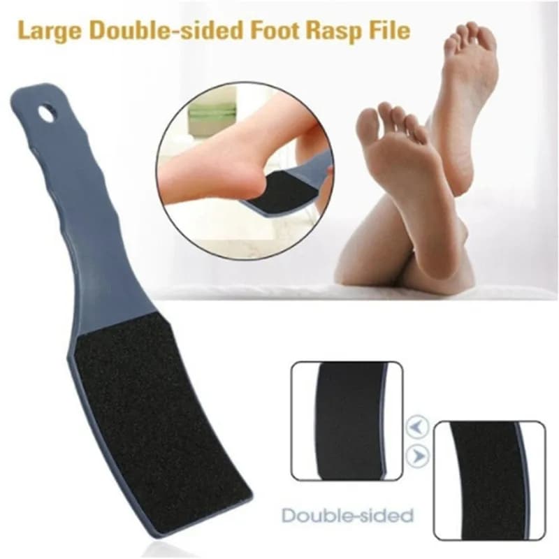 Double‑sided foot file with coarse sandpaper