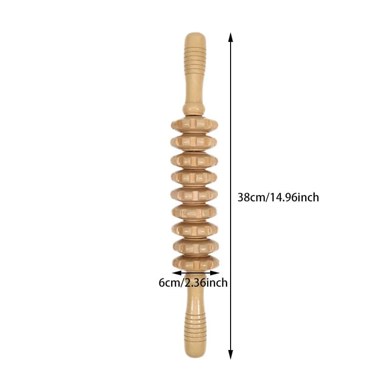 Wood therapy massage tool for cellulite and lymphatic drainage — image 7