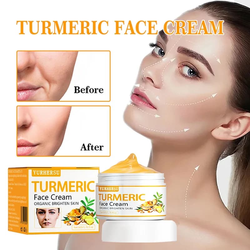 turmeric acne cream jar — image 3