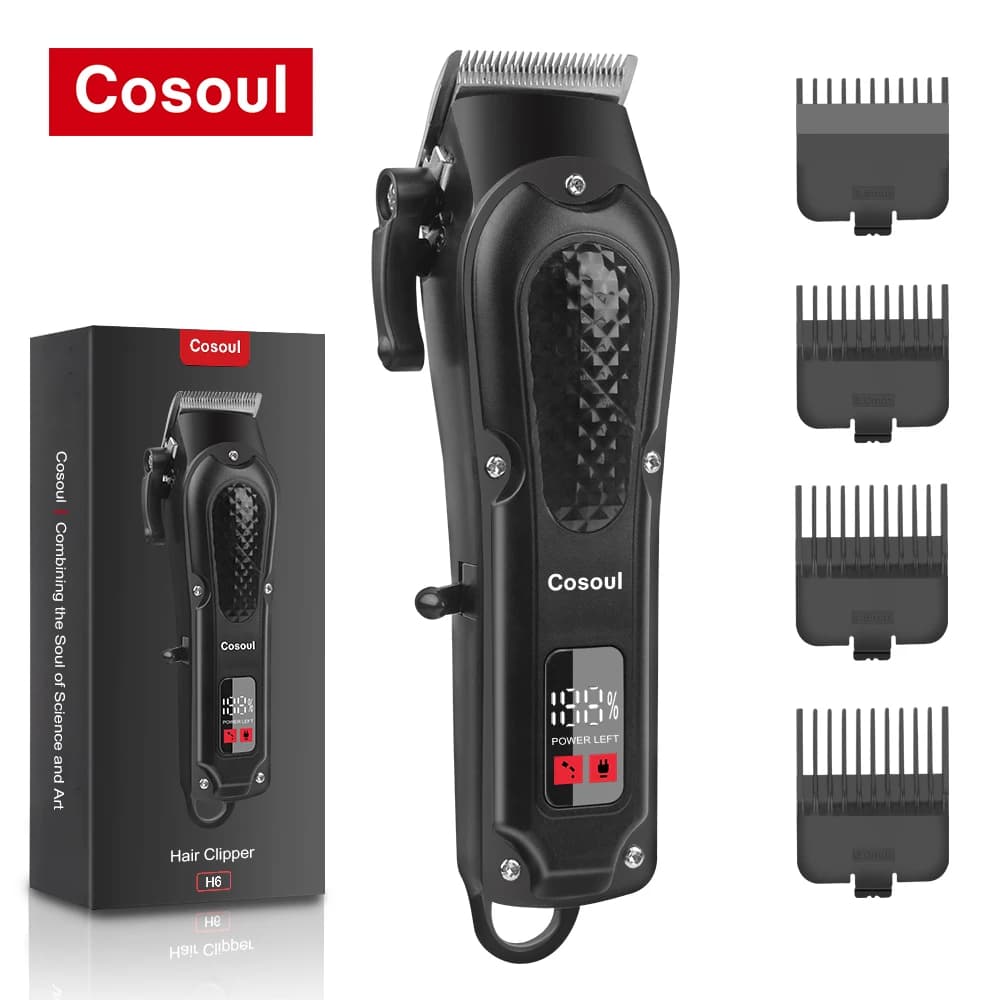 Cosoul Compact Hair Clipper with LED Display