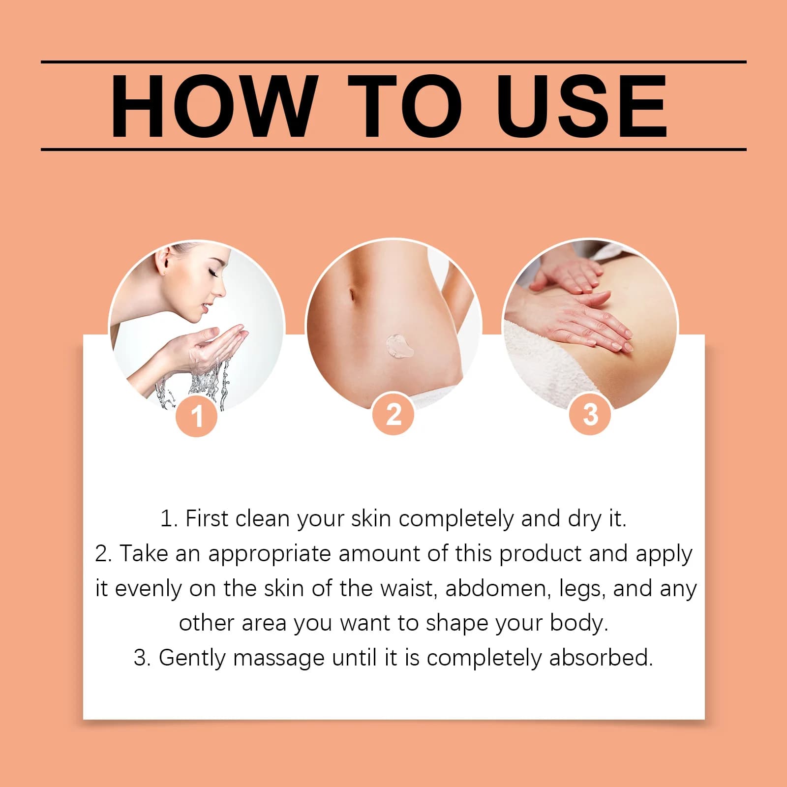 Slimming cream tube for cellulite and belly tightening — image 6