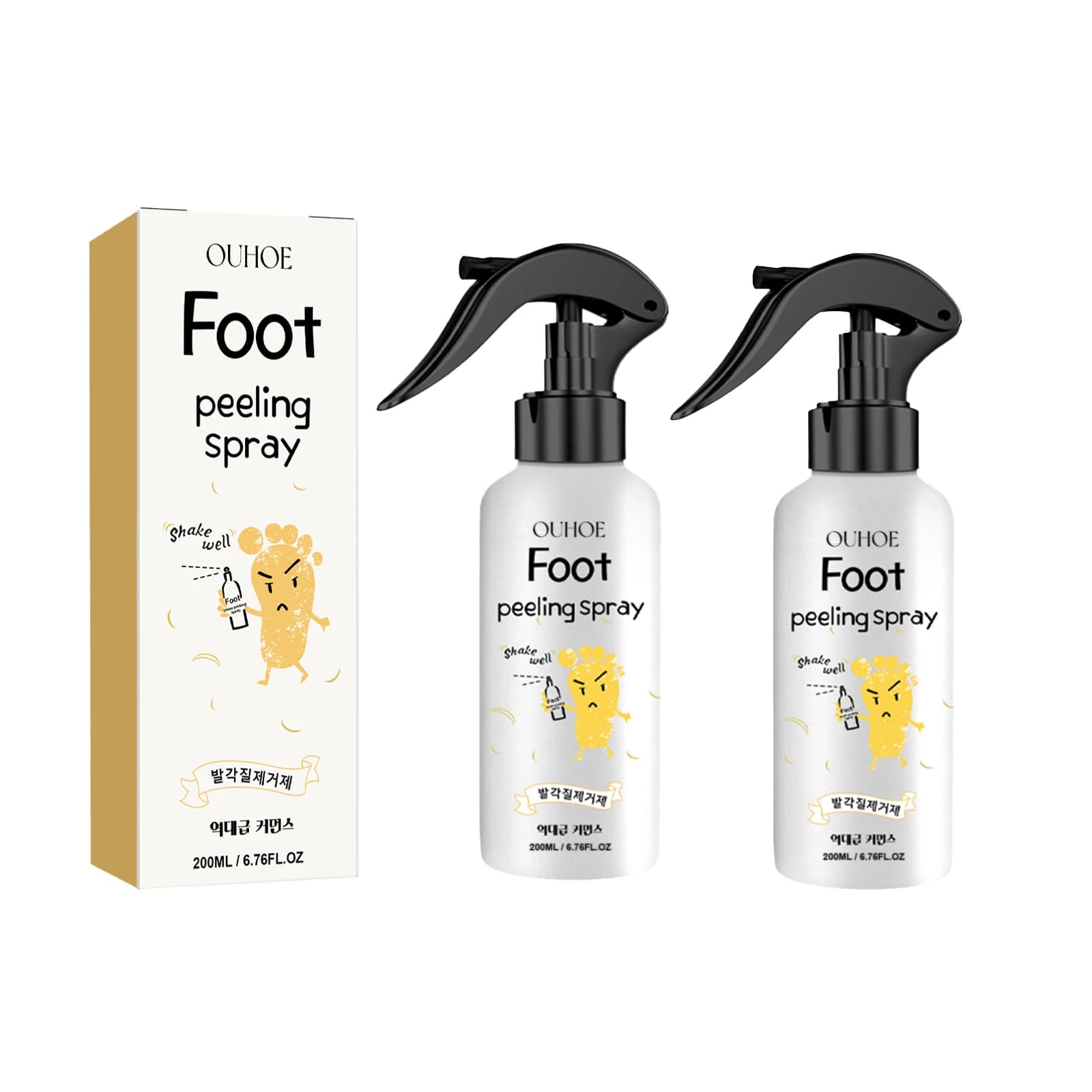 foot exfoliating spray bottle — image 8
