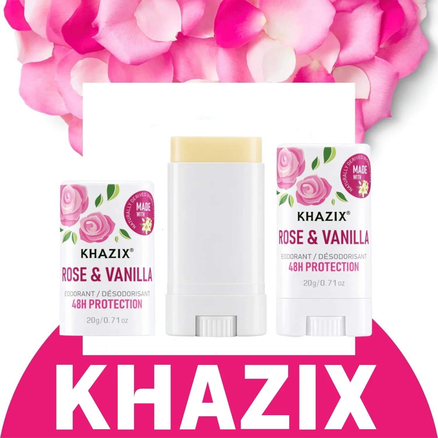 Shea butter deodorant stick in white tube — image 3