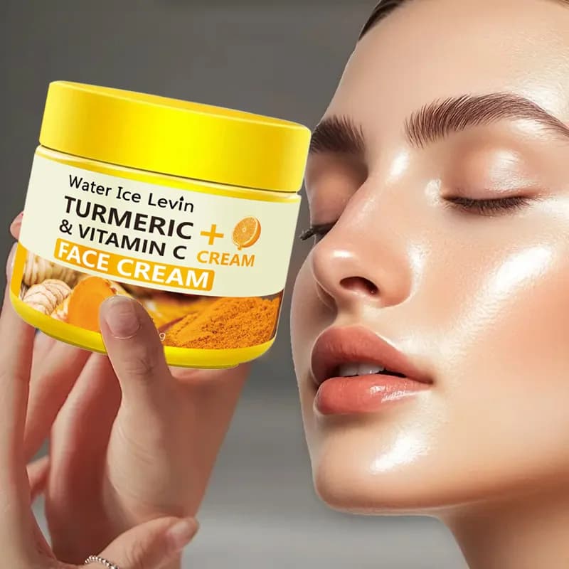 turmeric vitamin c anti-aging moisturizer cream tube — image 1