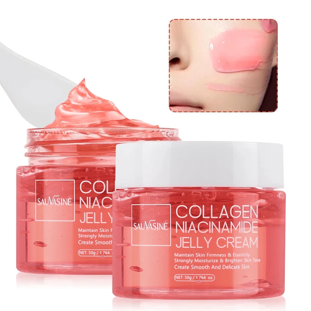 Collagen and niacinamide night mask cream tube — image 5