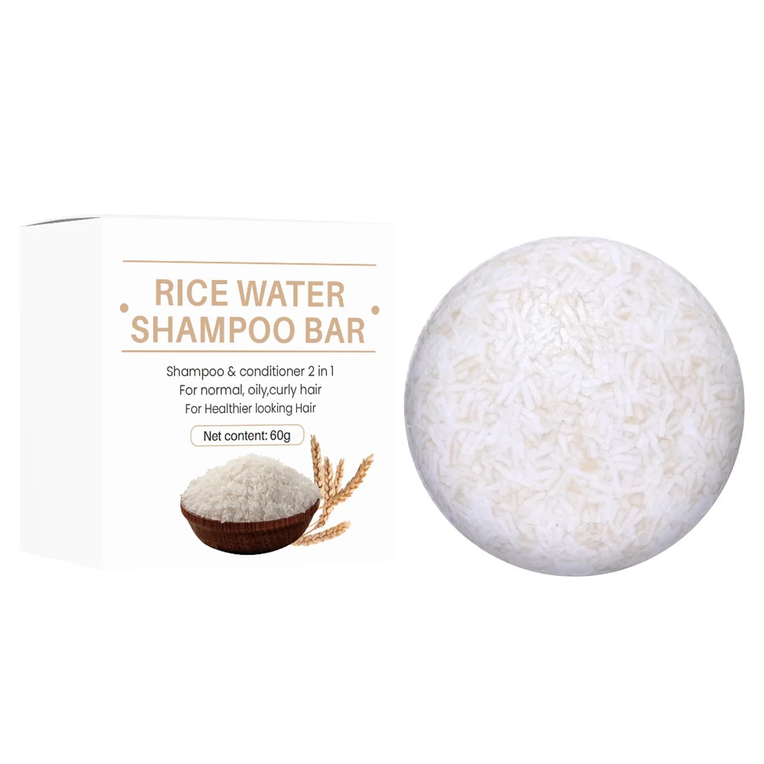 organic rice shampoo bar — image 7