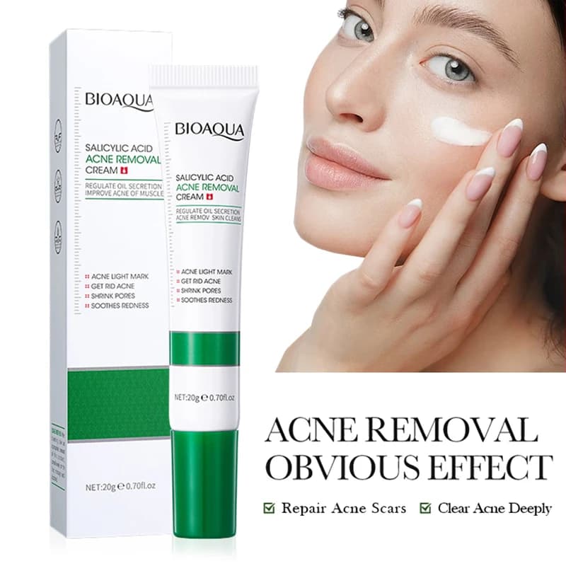 salicylic acid face cream tube — image 1