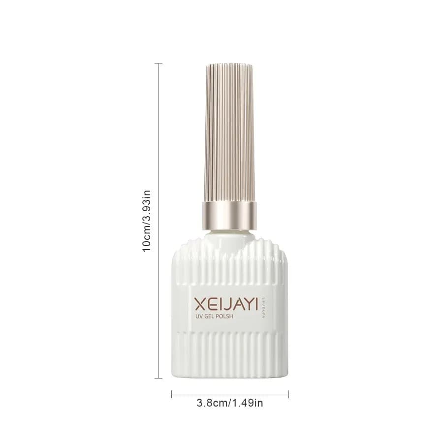 nude pink glitter gel nail polish bottle — image 5