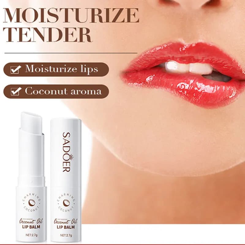 Coconut lip balm tube — image 5