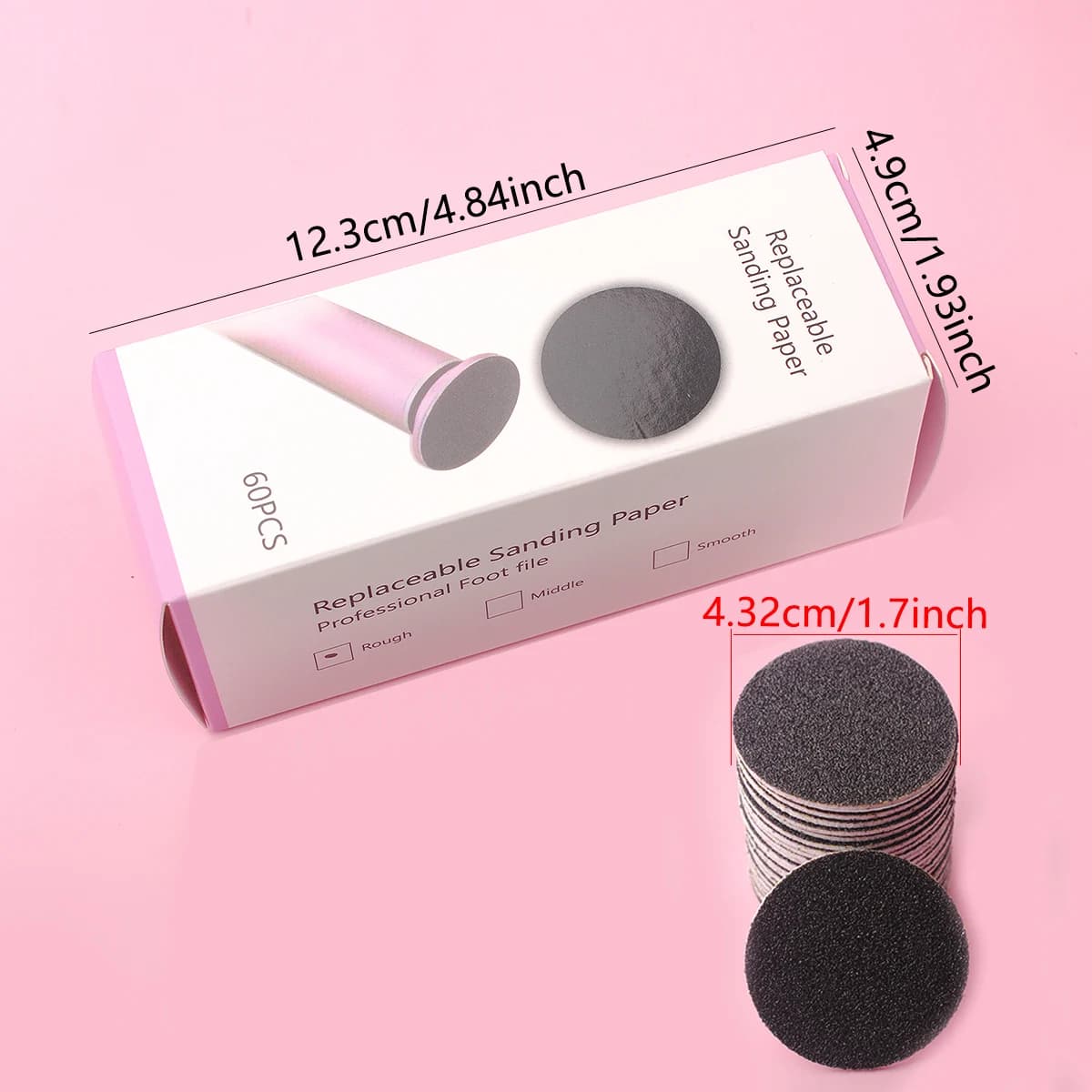 foot dead skin sandpaper for electric nail file — image 6