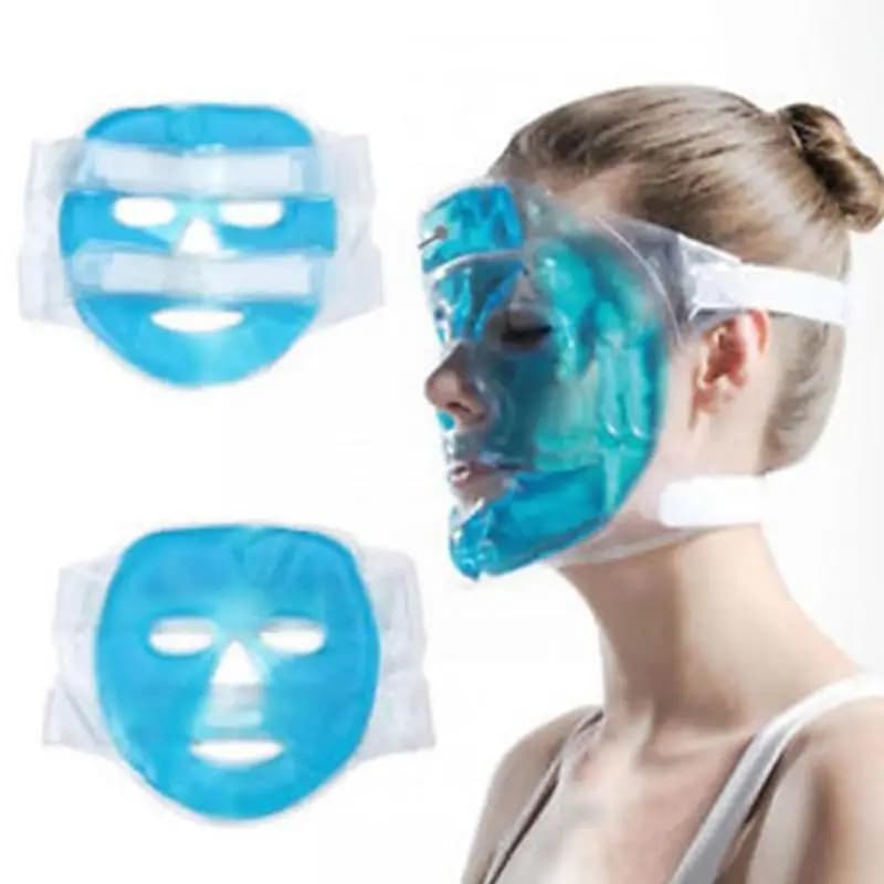 Cold Gel Face Mask – Full Face Moisturizing Ice Compress