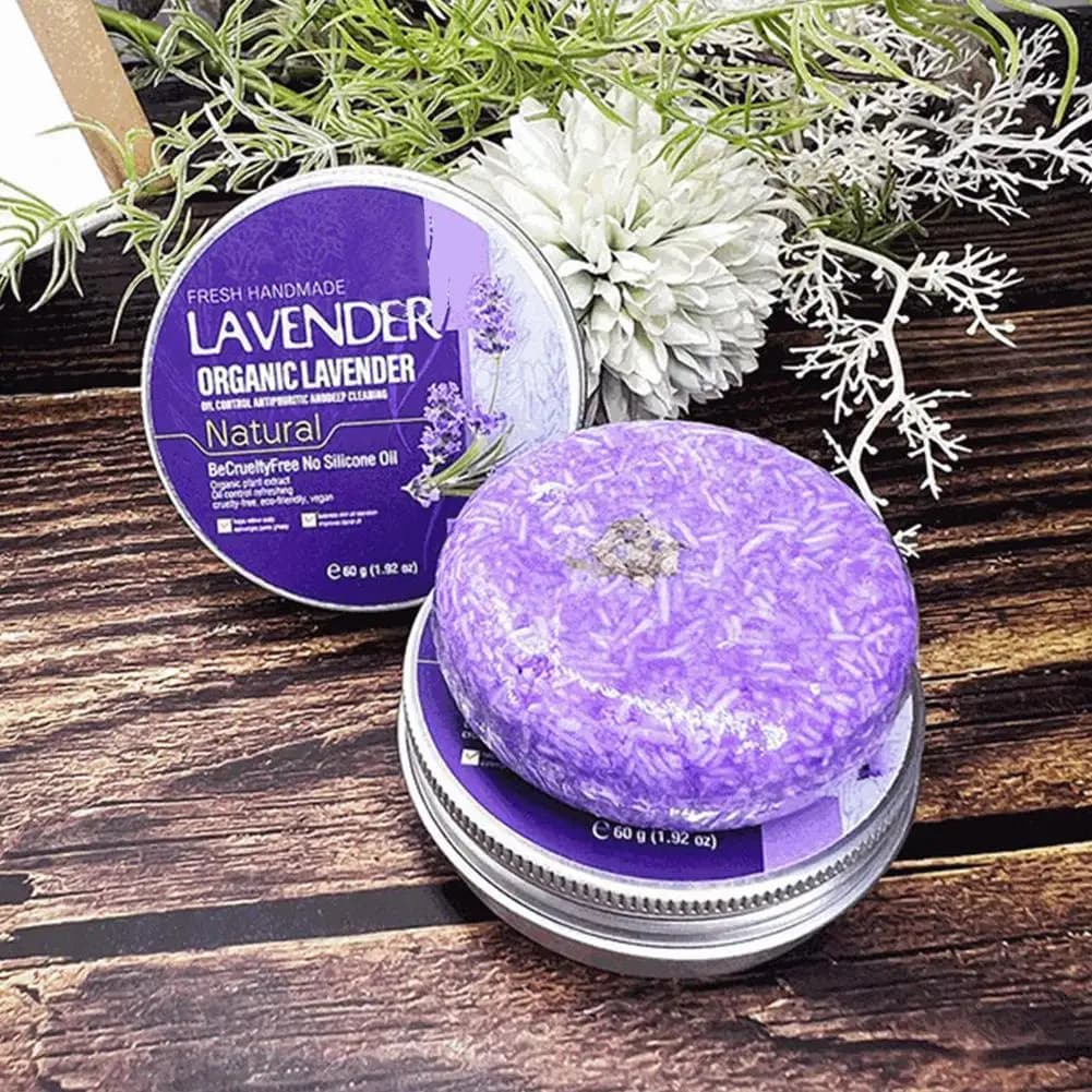 Rosemary shampoo bar with ginger, bamboo, lavender and polygonum — image 2