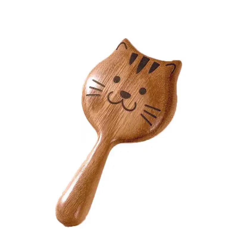 Sandalwood scalp massage comb with coarse teeth — image 7