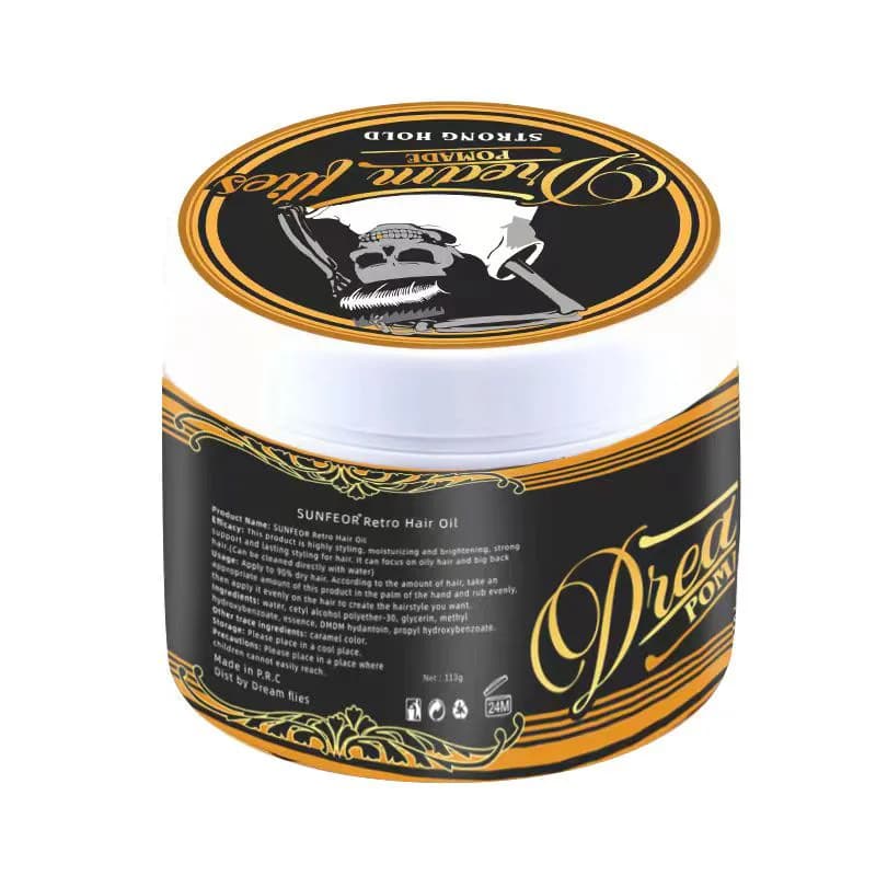 vintage style hair pomade tube — image 3