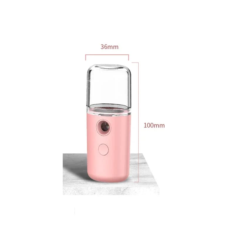 compact rechargeable facial steamer emitting nano mist — image 5