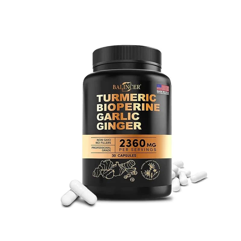 turmeric curcumin capsules with black pepper — image 8