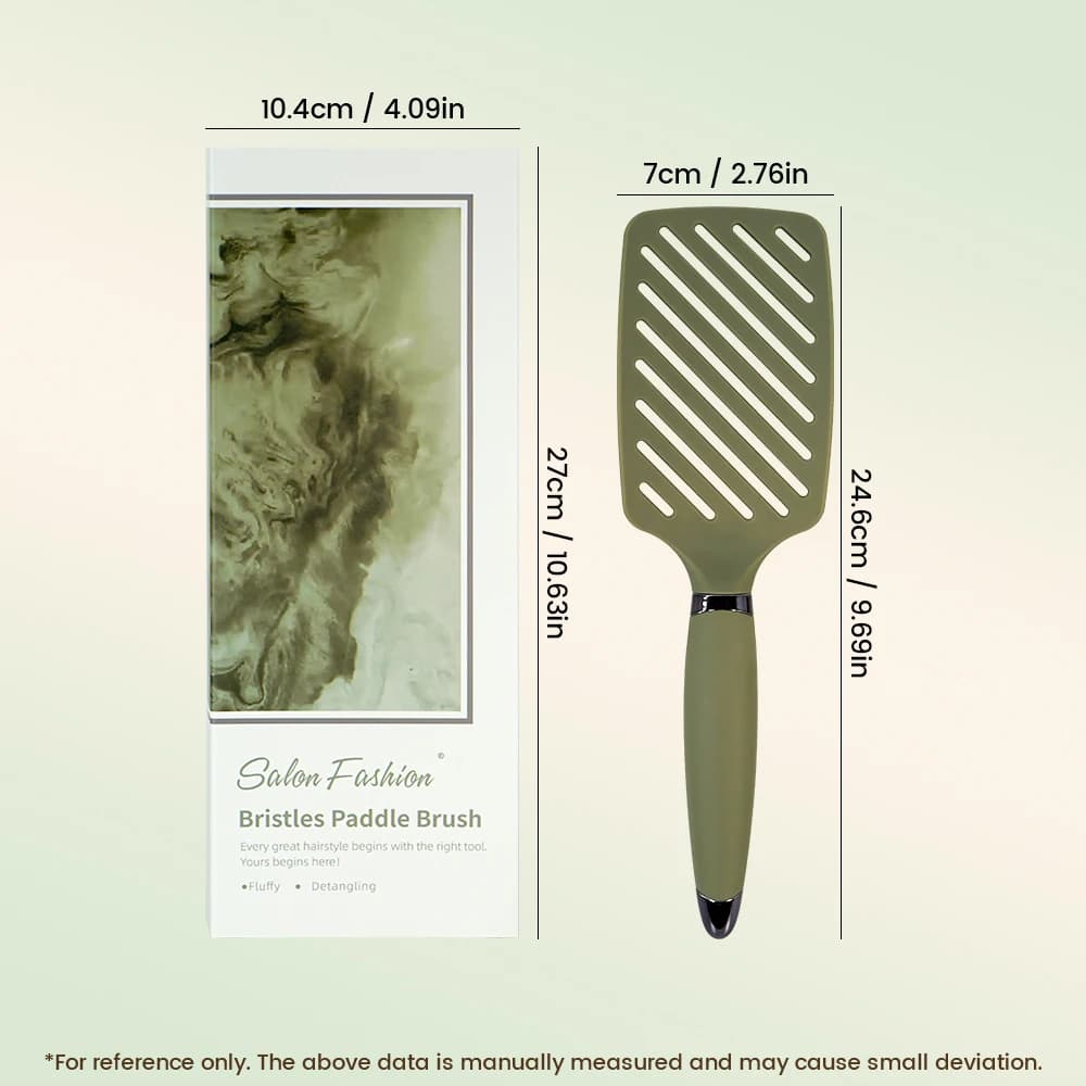 boar bristle detangling hair comb — image 2