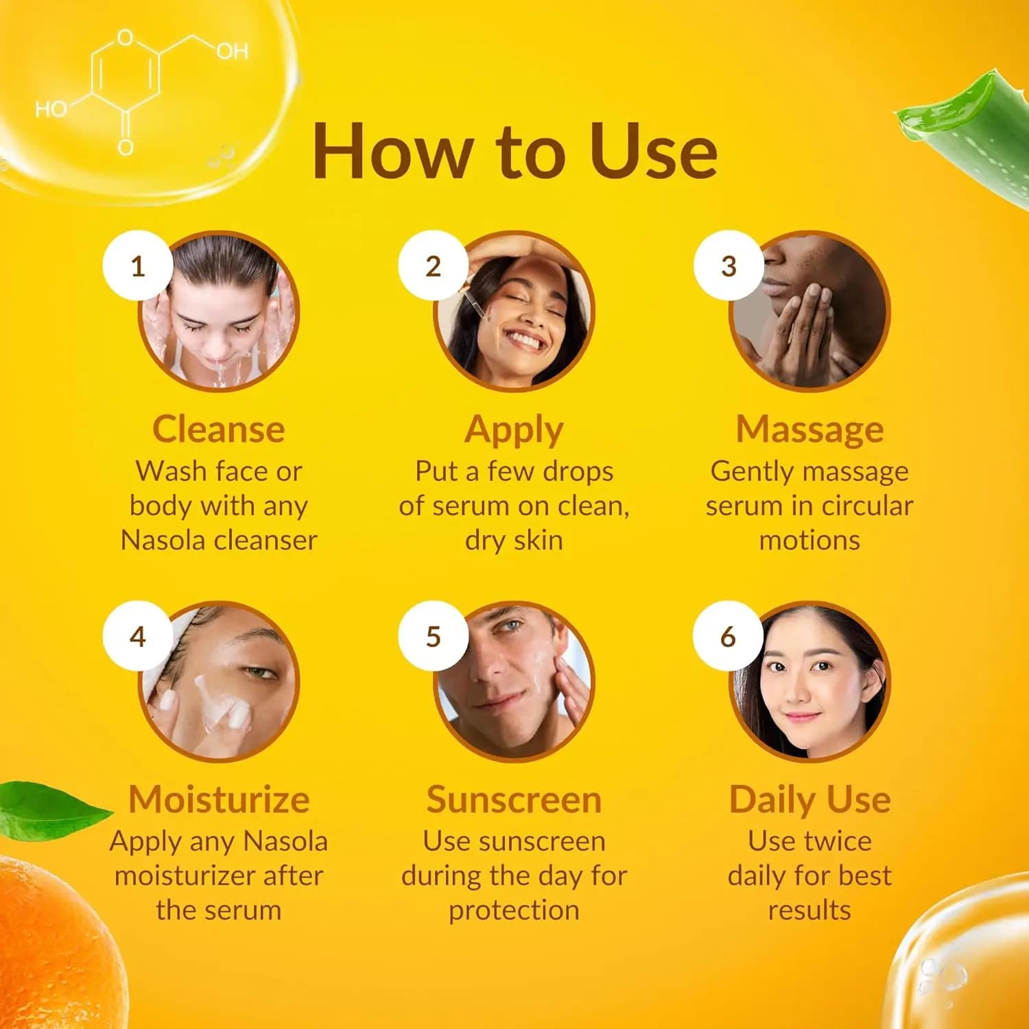 Alpha arbutin and kojic acid brightening serum bottle — image 5
