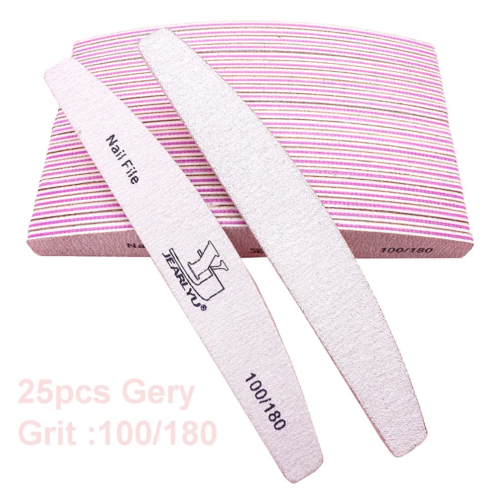 Mixed grit nail file set with five colors — image 8