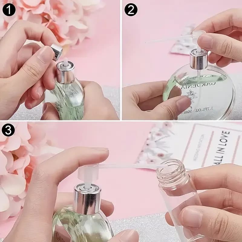 Perfume supplement set with funnel, pipette, dropper and syringe — image 3
