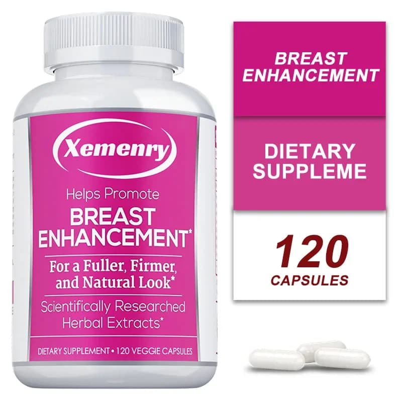 bottle of natural chest supplement — image 2