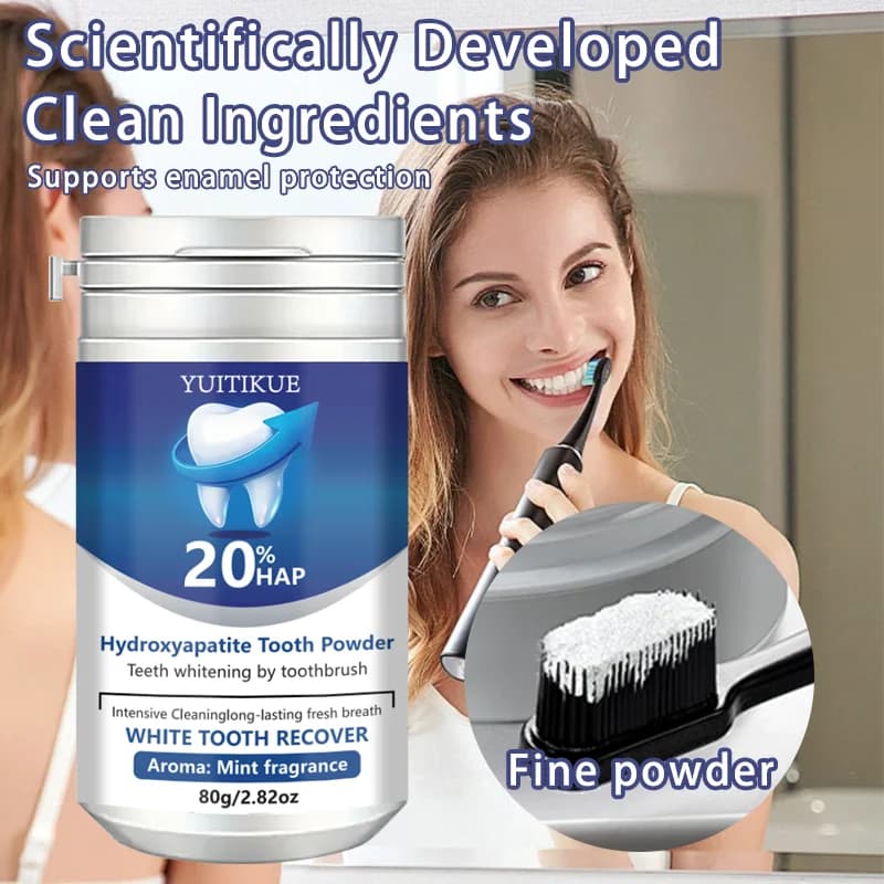 Hydroxyapatite tooth powder in mint flavor, 80 g — image 6