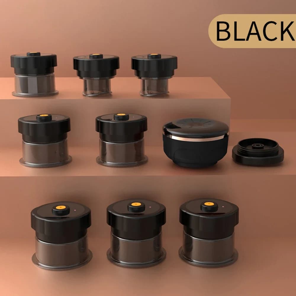 electric cupping massager with eight silicone cups — image 8