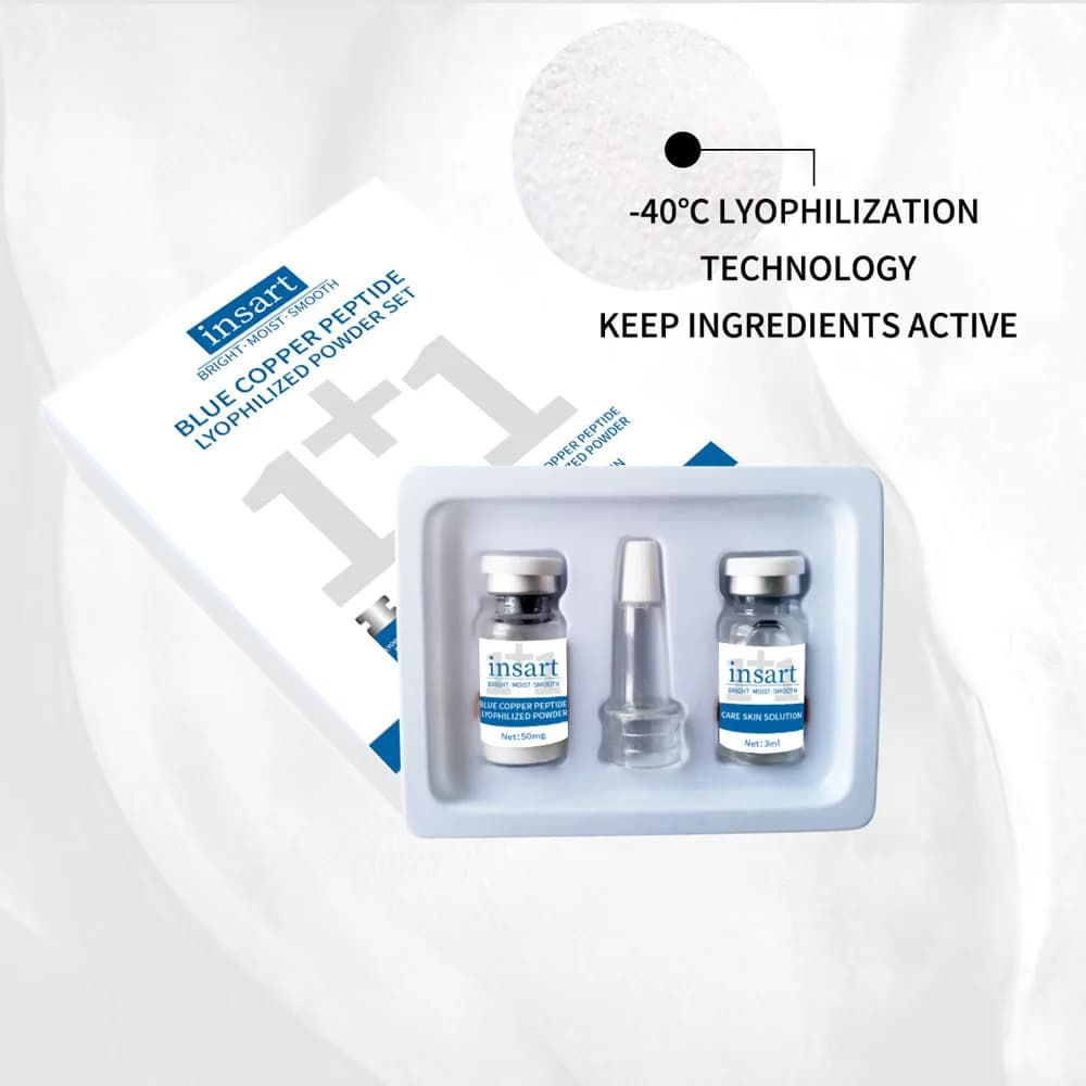 blue copper peptide moisturizing serum powder — image 5