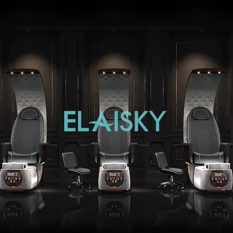 Curved electric foot massage sofa — image 3
