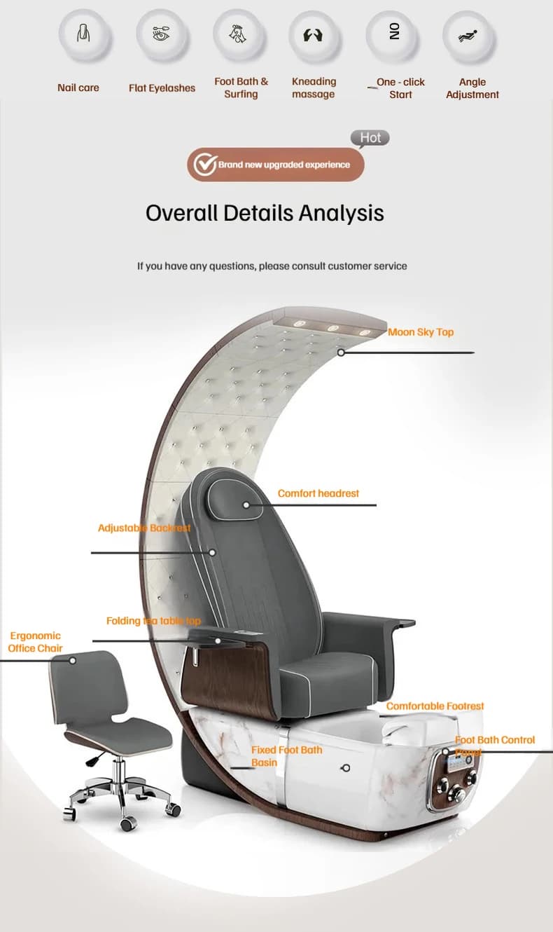 C-type foot repair massage chair — image 6